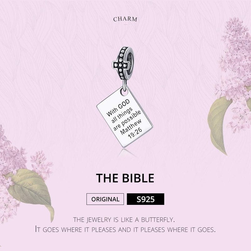 VOROCO Store Charm 925 Sterling Silver Bracelet Necklace Pendant Bead Charms Jewelry Gift for Women Mother Daughter Grandma Family Friends - Image 4